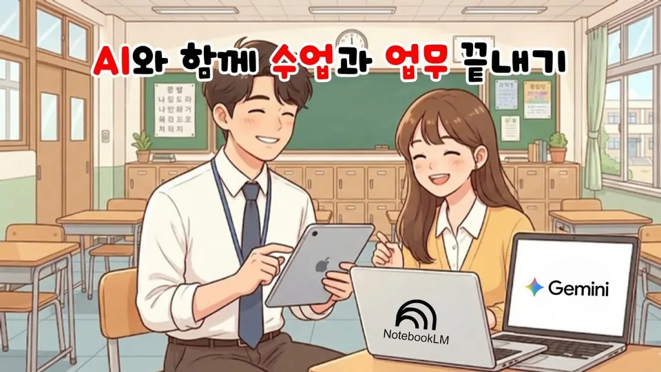 AI와 함께 수업과 업무 끝내기 강의안 표지