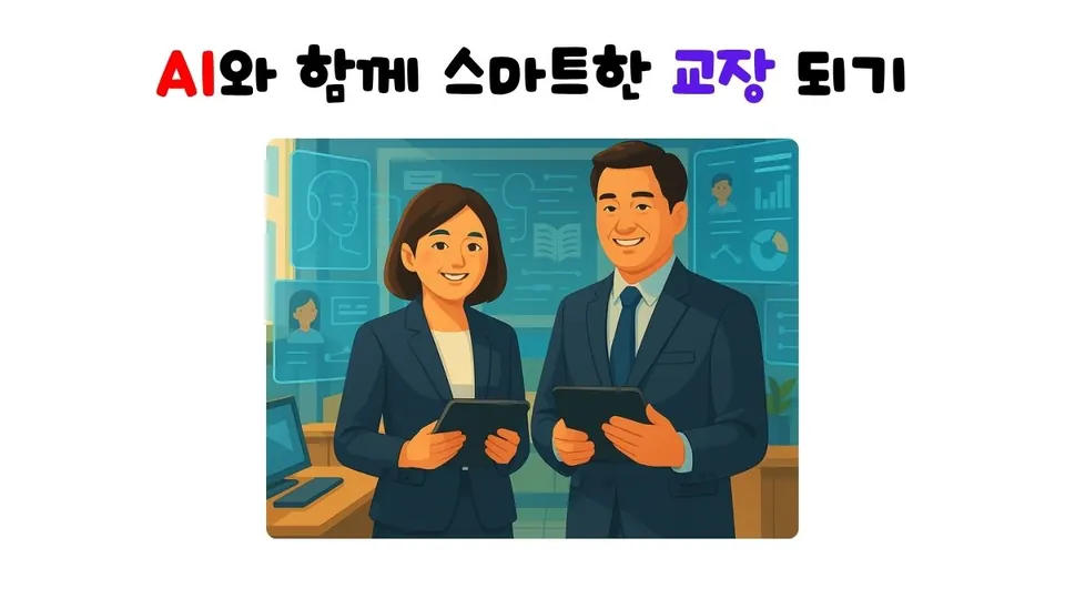AI와 함께 스마트한 관리자 되기 강의안 표지