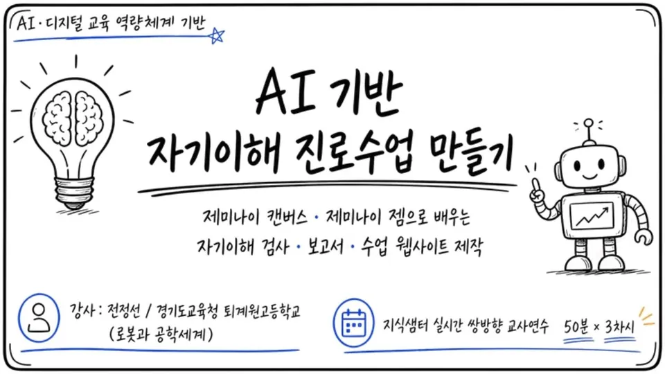 AI 기반 자기이해 진로수업 만들기 표지